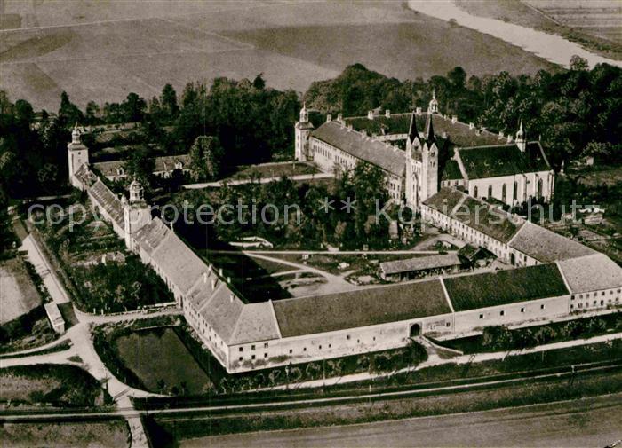 Corvey Schloss Reichsabtei Fliegeraufnahme