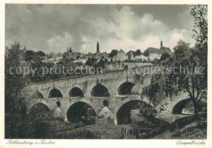 Rothenburg Tauber Doppelbruecke