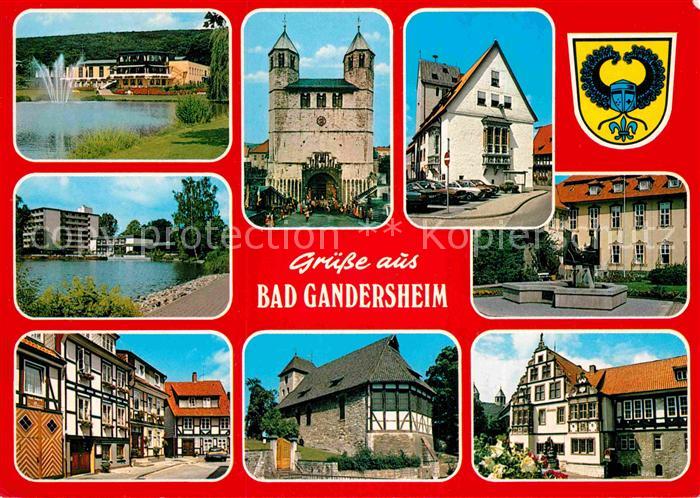 Bad Gandersheim Stadtansichten Stadttor Fachwerkhaeuser
