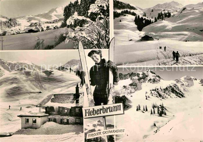 Fieberbrunn Tirol Skiparadies Winterlandschaft