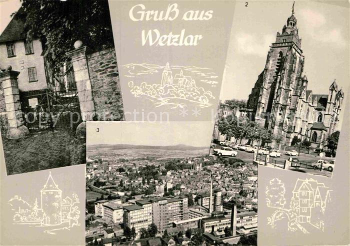 WETZLAR Lahn Hessen Geburtshaus Charlotte Buff Dom Leitzwerke