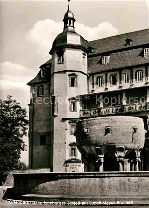 Offenbach Main Isenburger Schloss Ludolf Mayer Brunnen