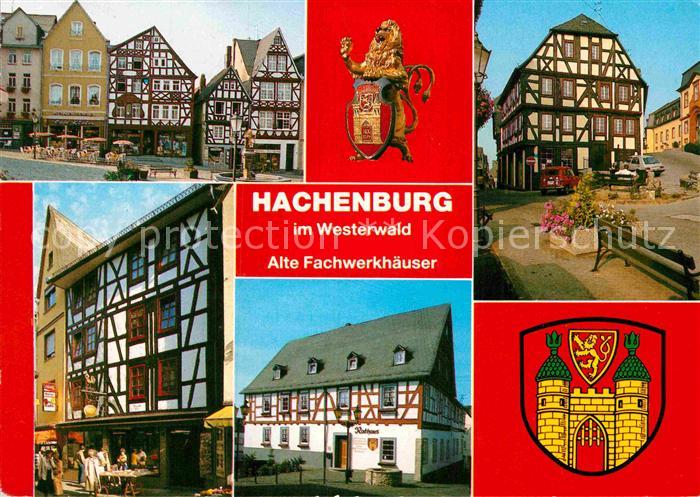 Hachenburg Westerwald Alte Fachwerkhaeuser