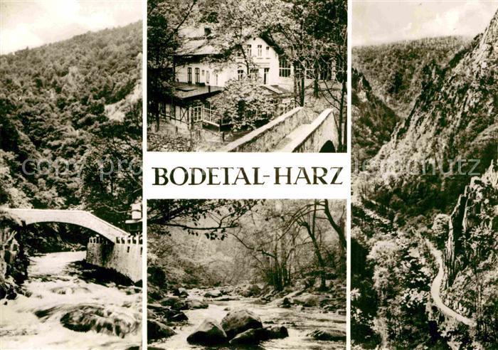 Bodetal Harz Jungfernbruecke HOG Hirschgrund Bode