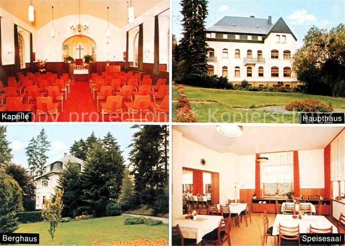Geisweid Kapelle Haupthaus Berghaus Speisesaal