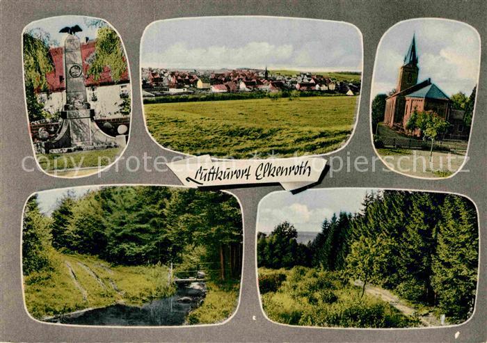 Elkenroth Denkmal Kirche Panoramen