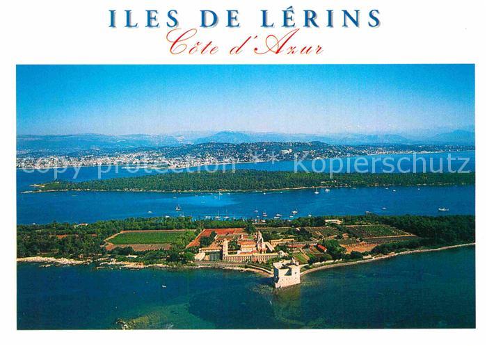 Cannes Alpes-Maritimes Fliegeraufnahme Iles de Lérins