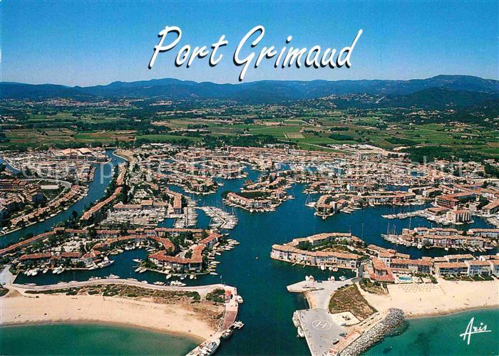 Port Grimaud Fliegeraufnahme