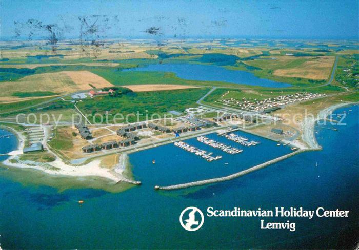 Lemvig Fliegeraufnahme Scandinavian Holiday Center Hafen