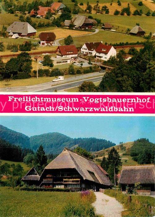 Gutach Schwarzwald Fliegeraufnahme Freilichtmuseum Vogtsbauernhof