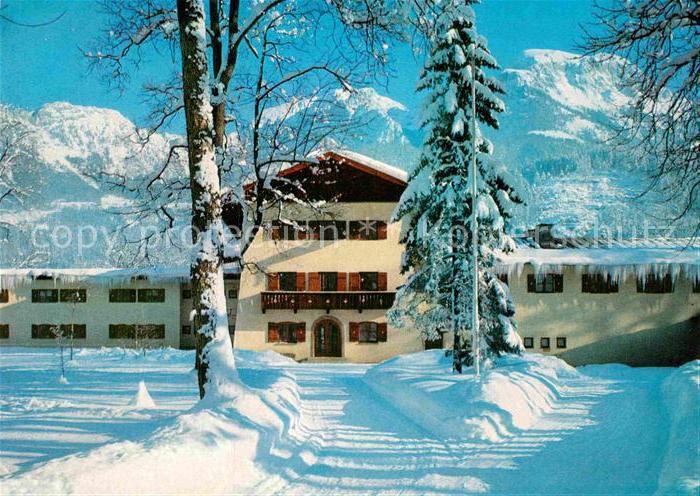 Schoenau Berchtesgaden Eisenbahner Erholungsheim Haus Hubertus