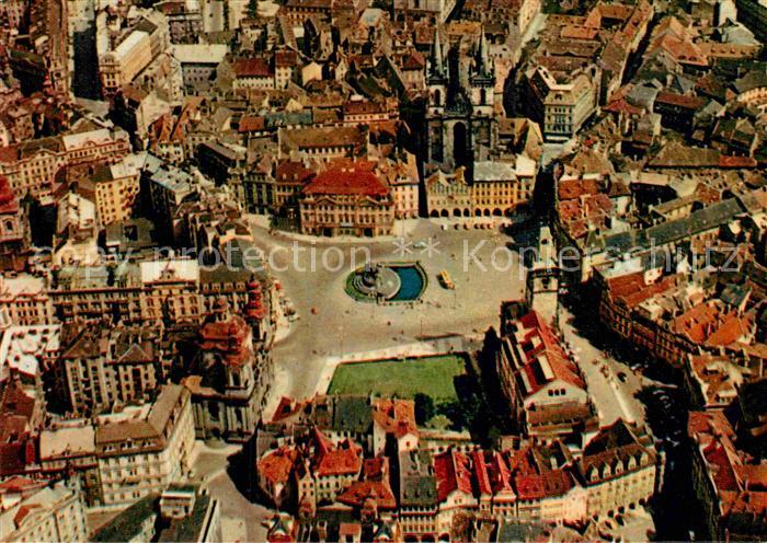 Praha Prahy Prague Fliegeraufnahme Altstaedter Ring