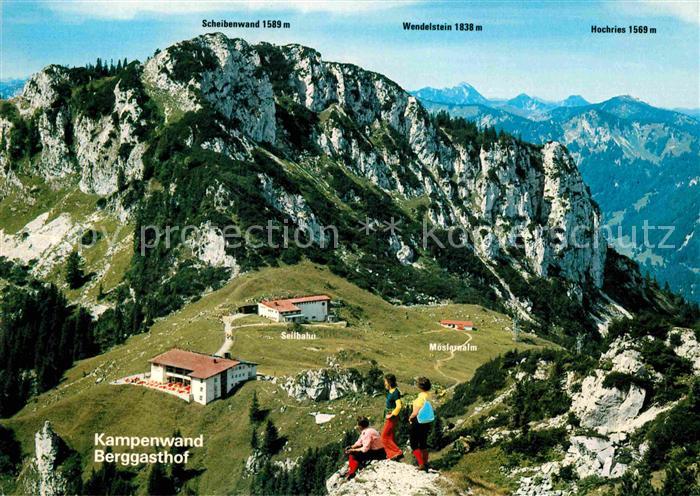 Aschau Chiemgau Berggasthaus Kampenwandseilbahn