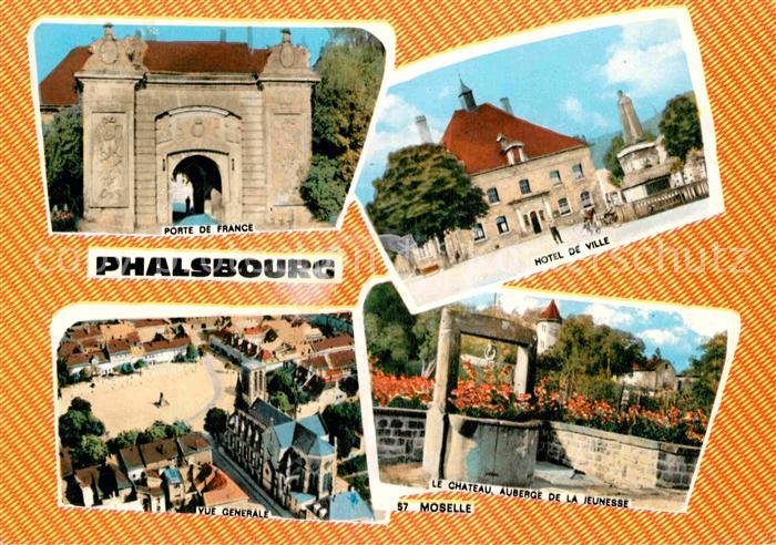 Phalsbourg Porte de France Hotel de Ville Fliegeraufnahme