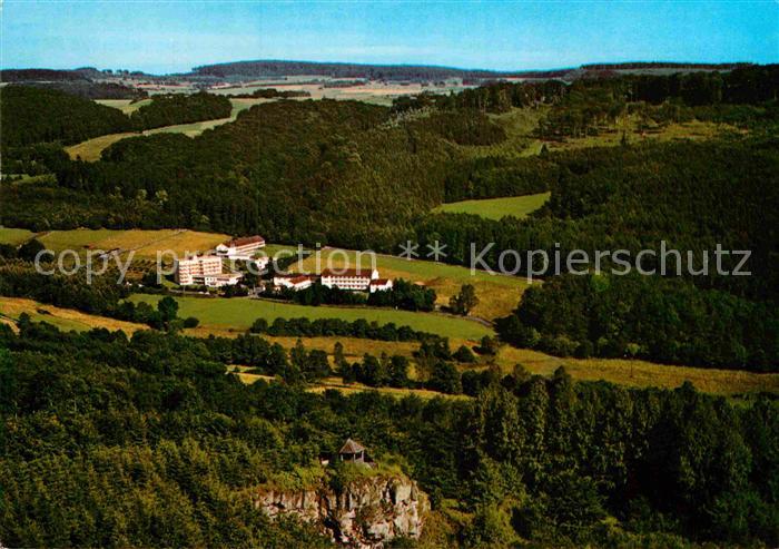 Neukirchen Knuellgebirge Fliegeraufnahme Waldsanatorium Urbachtal
