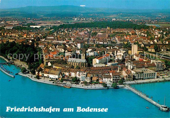 Friedrichshafen Bodensee Fliegeraufnahme Altstadtkern