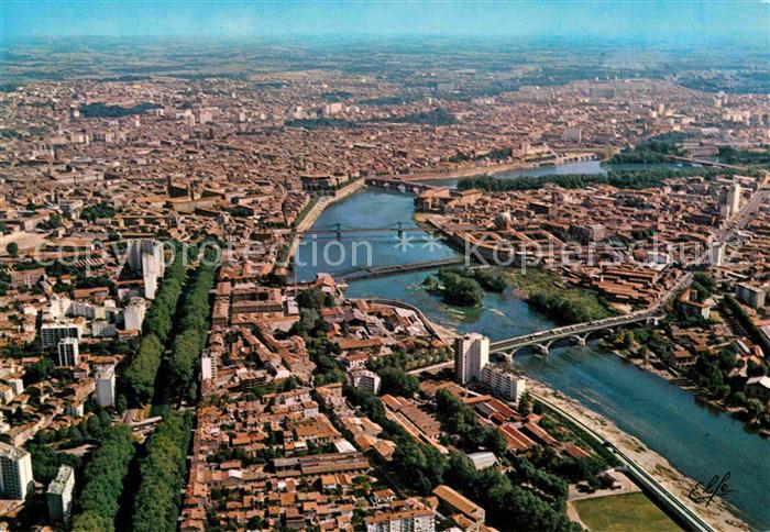 Toulouse Haute-Garonne Fliegeraufnahme Catalans Saint Pierre Saint Michel