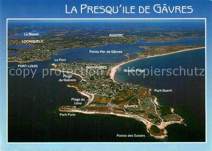 Plouhinec Morbihan Fliegeraufnahme