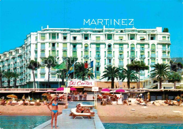 Cannes Alpes-Maritimes Hotel Martinez mit Strand