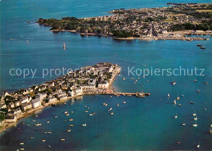 Quimper Fliegeraufnahme La Bretagne Pittoresque