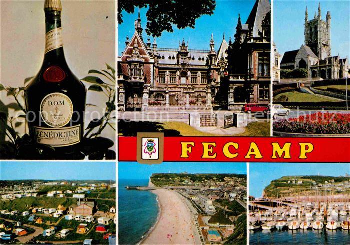 Fecamp Saint Etienne Kirche Benediktiner Sporthafen Strand Campingplatz