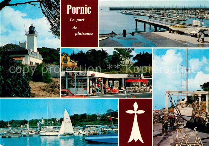 Pornic Leuchtturm Hafen Werft