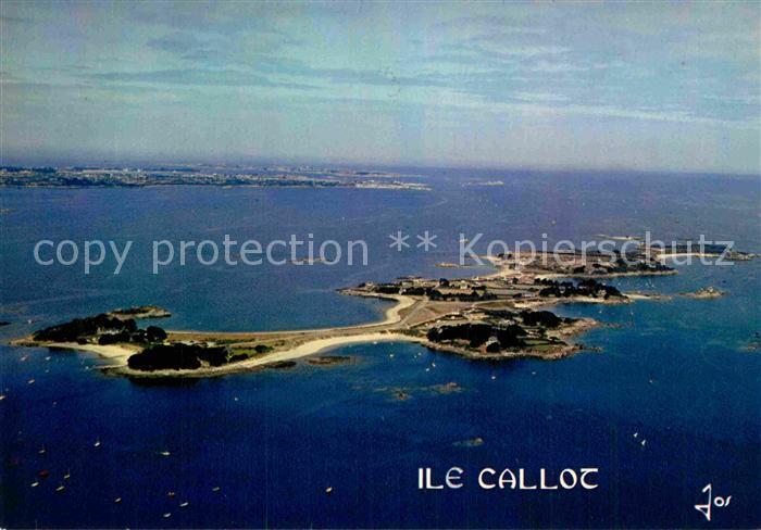 Bretagne Region Fliegeraufnahme L'Ile Callot