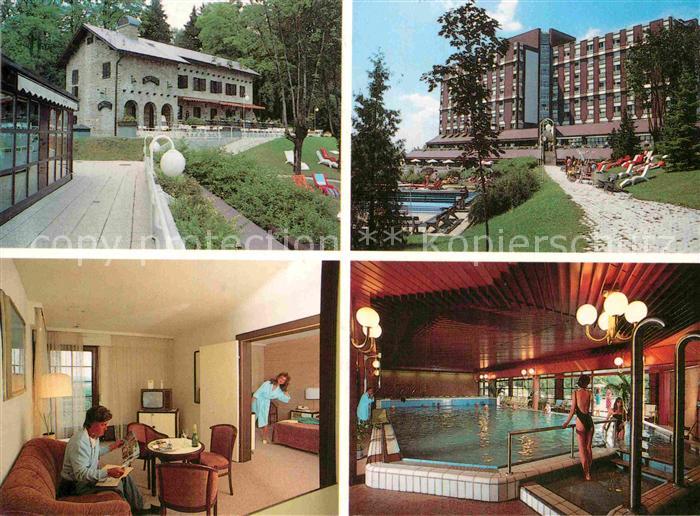 Heviz Thermal Hotel Aqua Aussenansicht Hallenbad Zimmer Garten