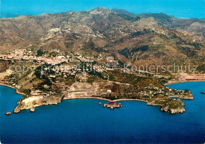 Taormina Sizilien Fliegeraufnahme