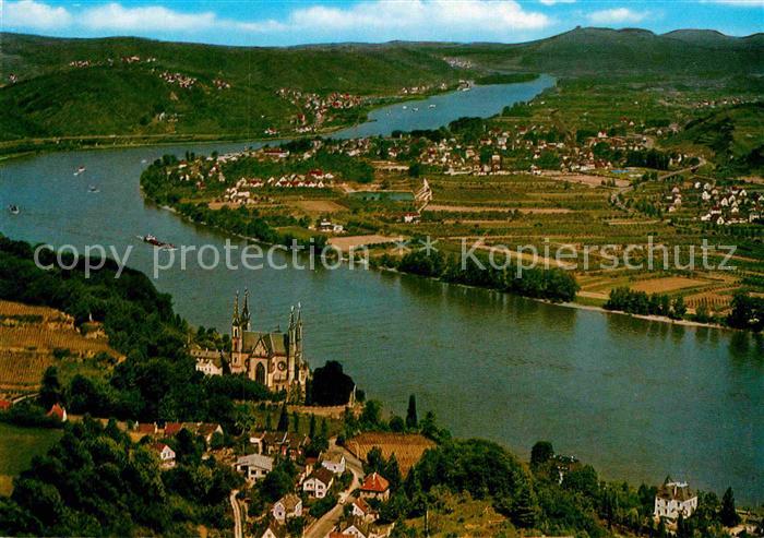 Siebengebirge Fliegeraufnahme Apollinariskirche