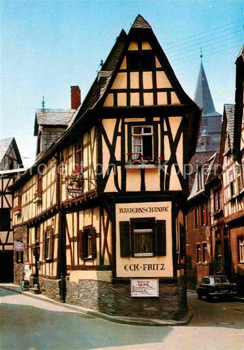 Braubach Rhein Bauernschenke Eck Fritz