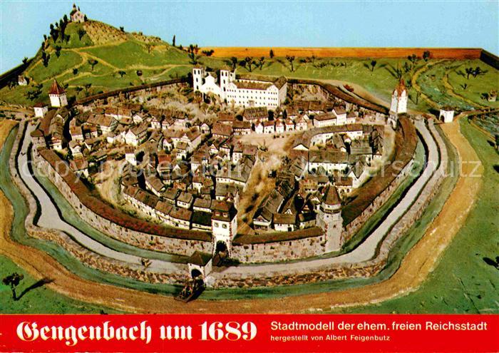 Gengenbach Modell der Stadt um 1689