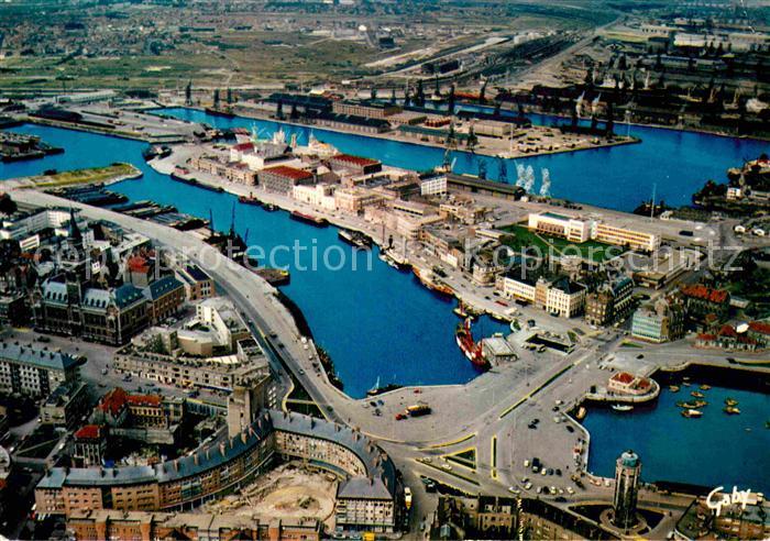 Duenkirchen Dunkerque Fliegeraufnahme Hafen
