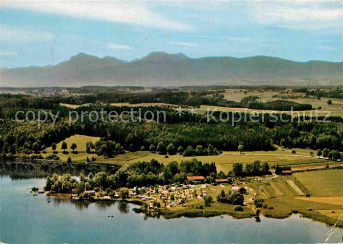 Waging See Fliegeraufnahme Camping Gnaden Schwanenplatz