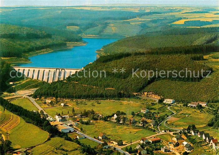 Hellenthal Eifel Fliegeraufnahme Olefsee Talsperre Wildgehege