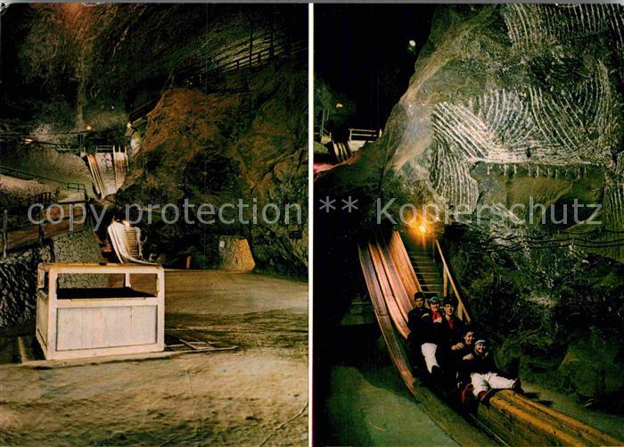 Berchtesgaden Kaiser Franz Rutsche im Salzbergwerk