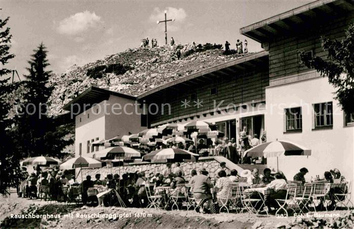 Ruhpolding Bayern Rauschberghaus mit Rauschberggipfel