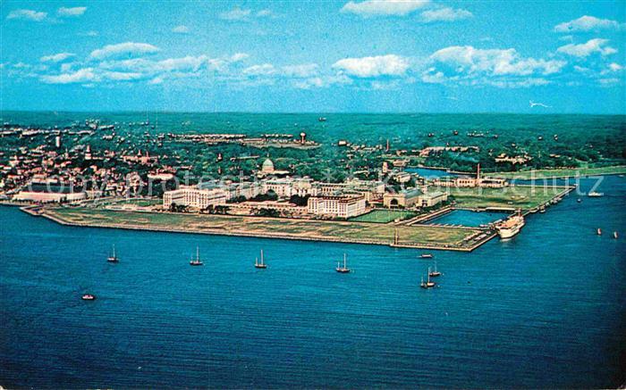Annapolis Maryland Fliegeraufnahme U.S. Naval Academy