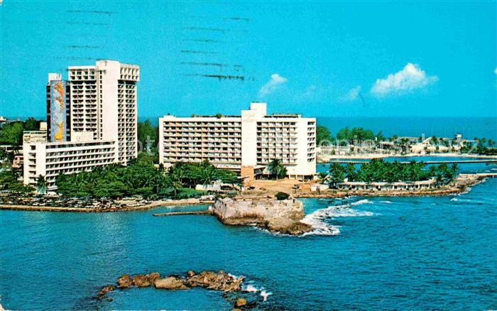 San Juan Puerto Rico Panorama Caribe Hilton Hotel