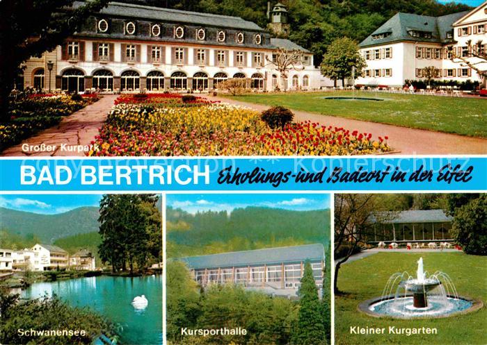 Bad Bertrich Grosser Kurpark Schwanensee Kursporthalle Kleiner Kurgarten