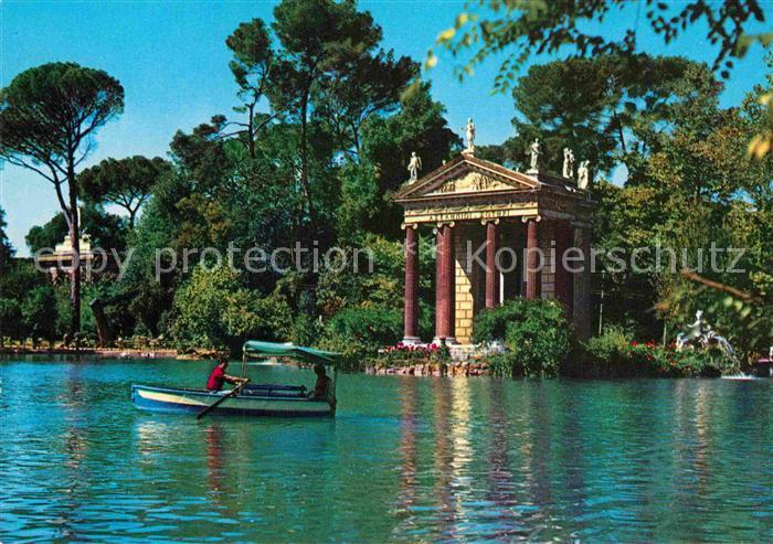 Roma Rom Villa Borghese der See