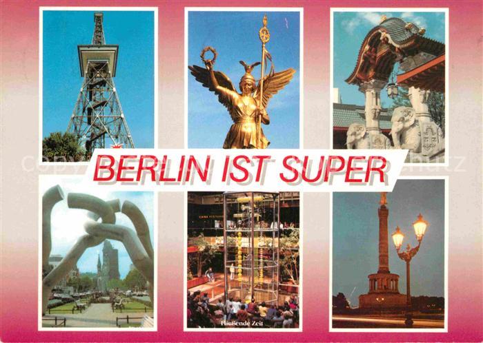 BERLIN  CITY Siegesdenkmal Fliessende Zeit Qadrilia