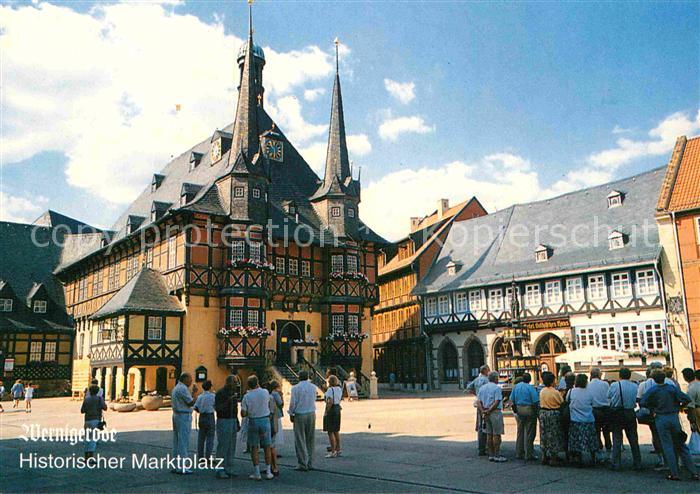 Wernigerode Harz Historischer Marktplatz