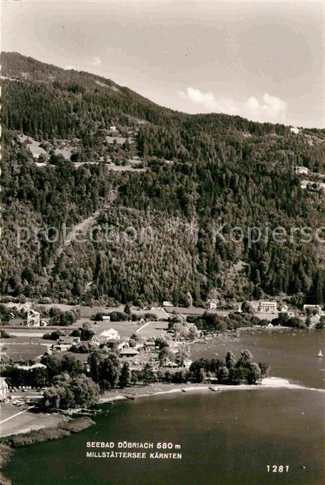 Doebriach Millstaettersee Fliegeraufnahme