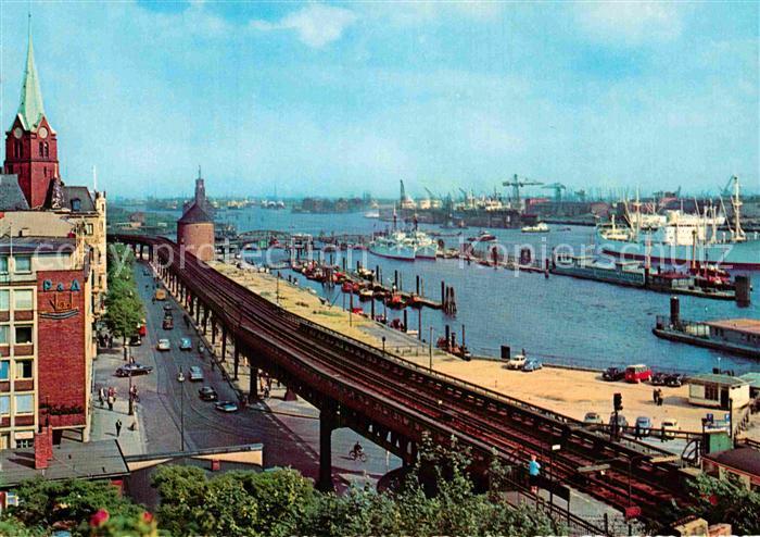 HAMBURG  CITY Hafen ueberseebruecke