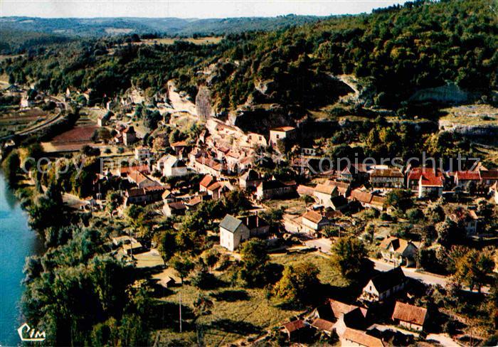 Les Eyzies-de-Tayac-Sireuil Fliegeraufnahme
