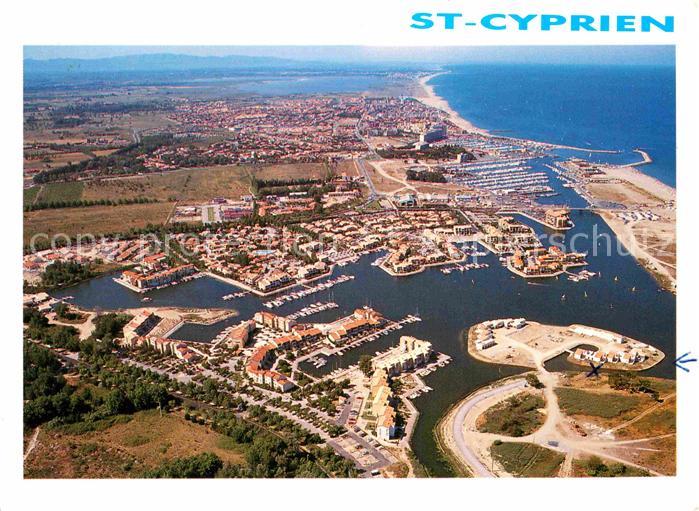 Saint-Cyprien Plage Fliegeraufnahme