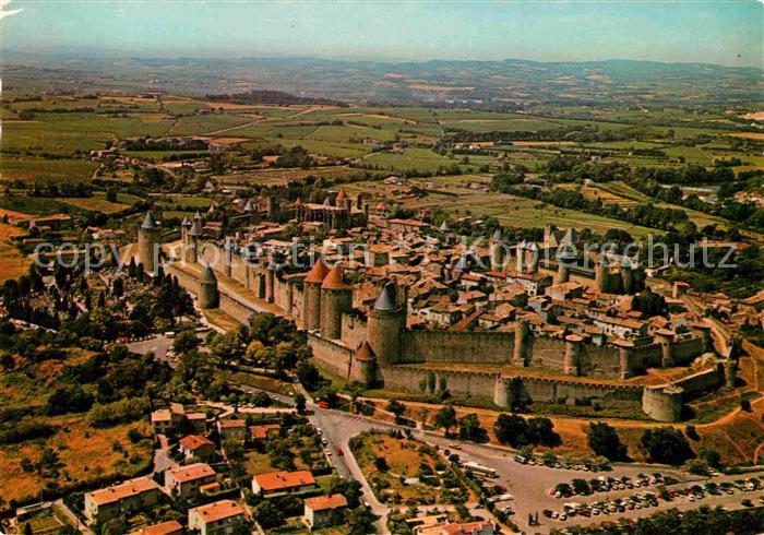 Carcassonne Fliegeraufnahme Festung