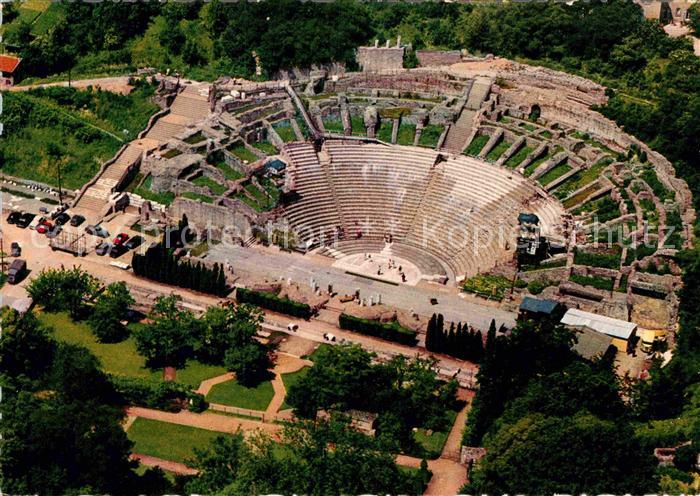 Lyon France Fliegeraufnahme Amphitheater
