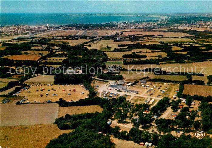 Pornichet Fliegeraufnahme Campingplatz La Baule